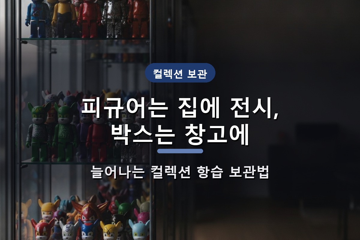 피규어 보관, 집엔 전시·박스는 창고에 — 늘어나는 컬렉션 항습 보관법 5 피규어 보관, 집엔 전시·박스는 창고에 — 늘어나는 컬렉션 항습 보관법
