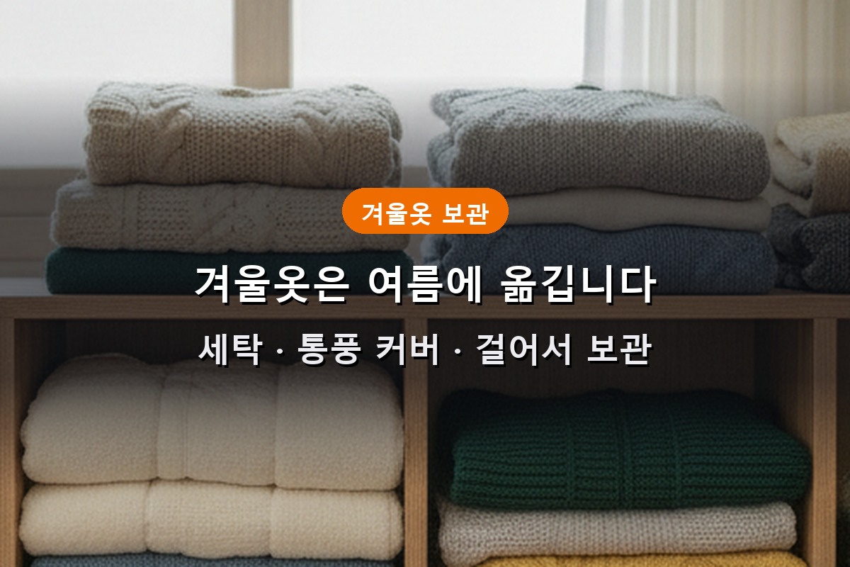 여름 내내 옷장에 둔 겨울옷, 지금이라도 개인창고로 옮겨야 하는 이유 1 여름 내내 옷장에 둔 겨울옷, 지금이라도 개인창고로 옮겨야 하는 이유