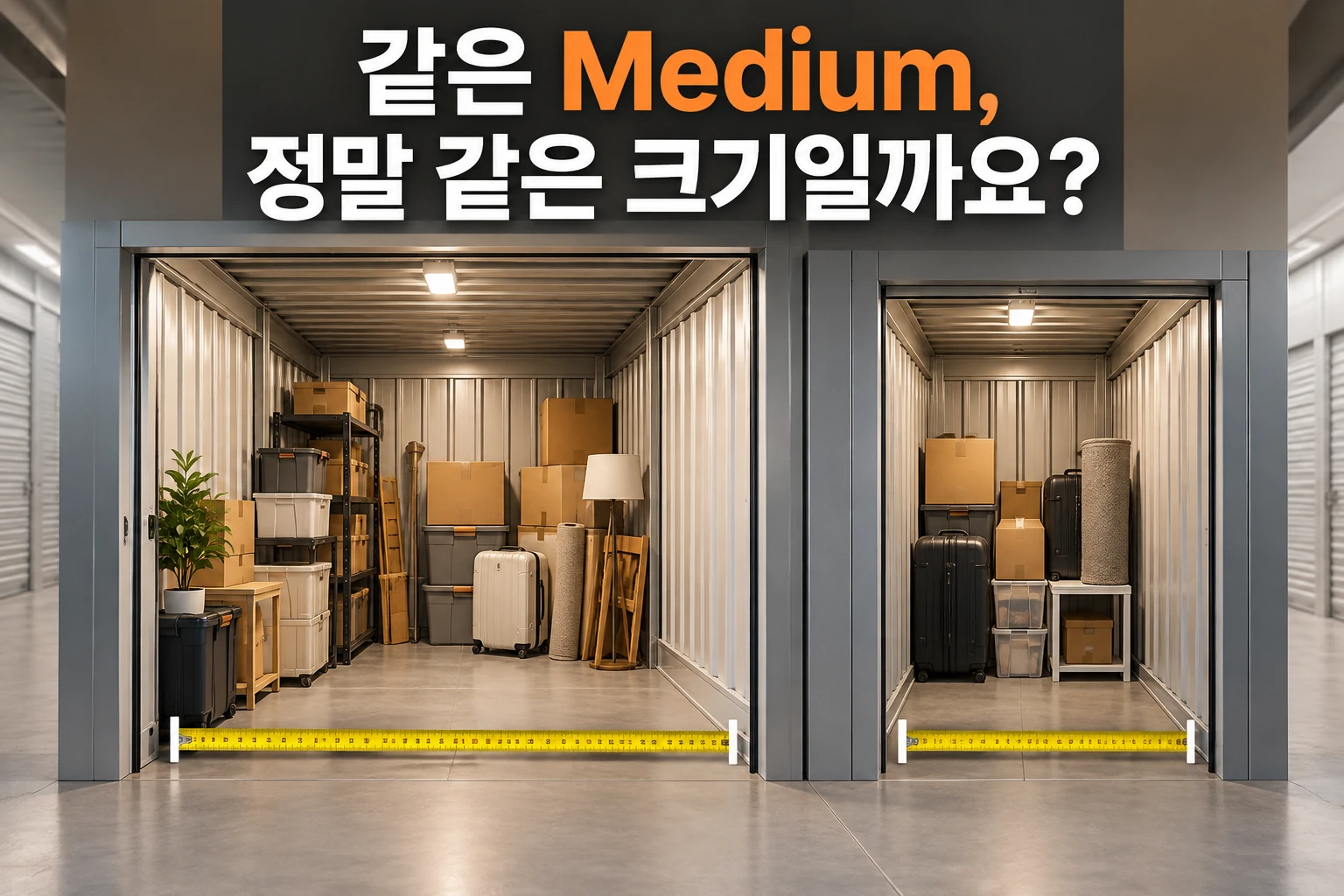 개인창고 보관함 사이즈 같은데 짐보관 적게 들어간다고요? 규격을 확인하세요 2 개인창고 보관함 사이즈 같은데 짐보관 적게 들어간다고요? 규격을 확인하세요